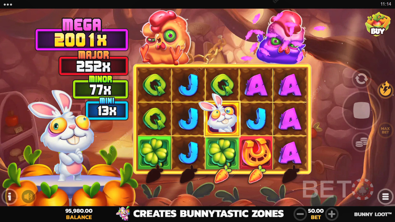 Fitur Bonus Dijelaskan di Bunny Loot oleh PearFiction