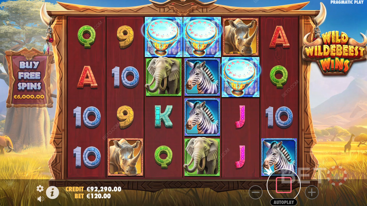 Wild Wildebeest Menang Ulasan oleh BETO Slots