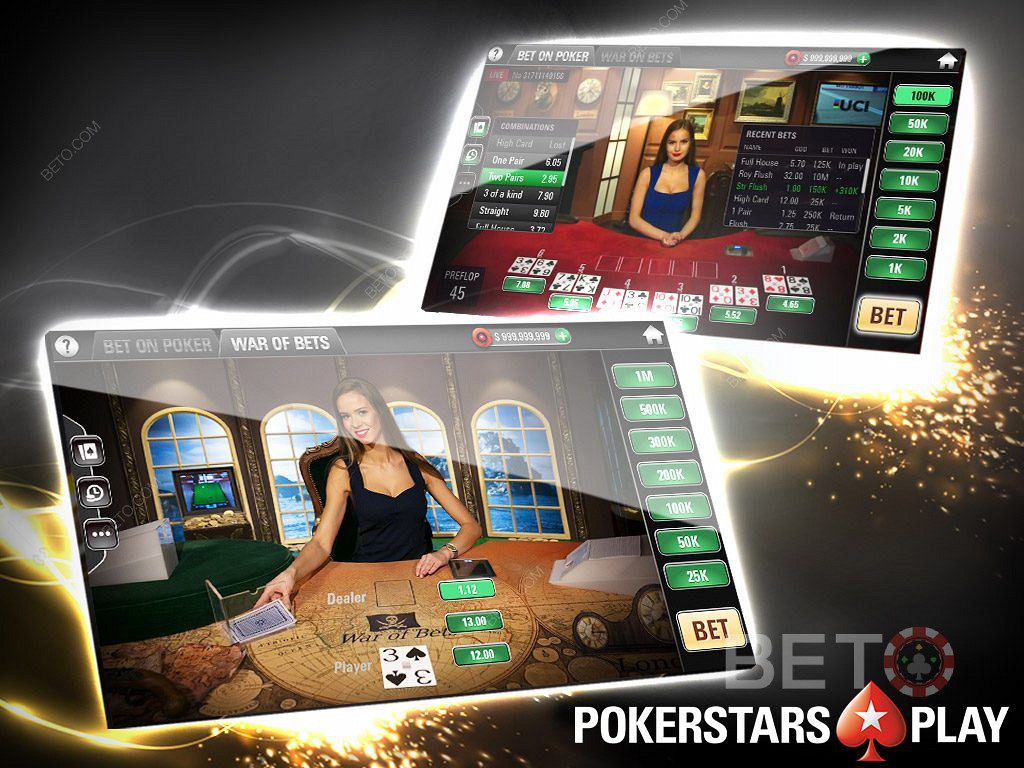 Desain dan kasino PokerStars yang ramah pengguna