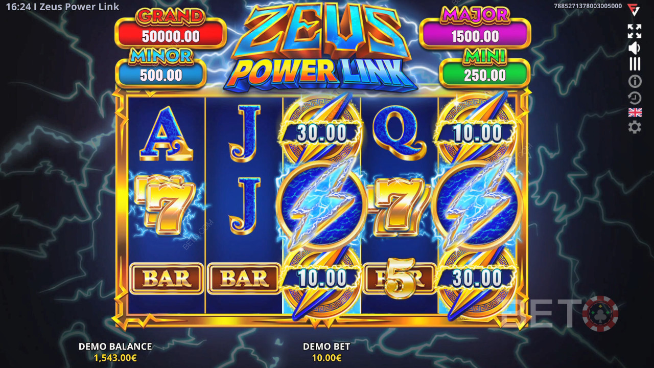 Ulasan Zeus Power Link oleh BETO Slots
