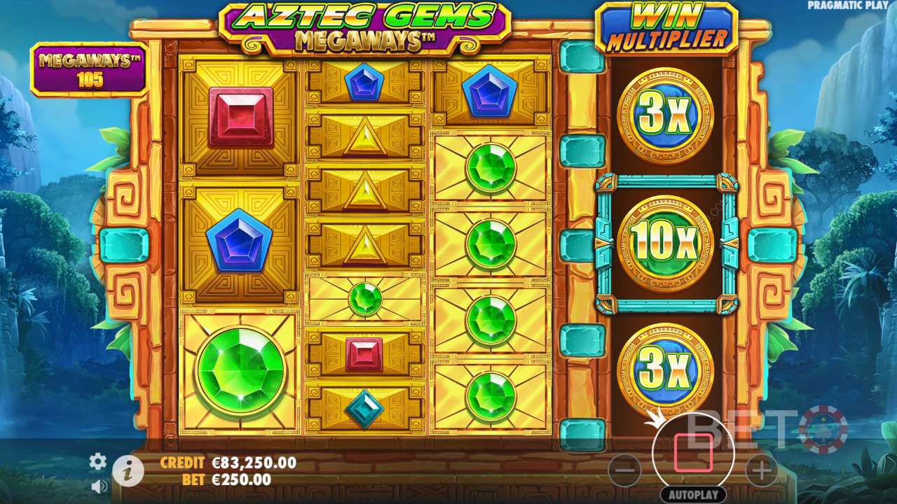 Ulasan Aztec Gems Megaways oleh BETO Slots