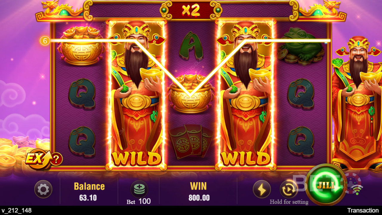 Ulasan Jili Caishen oleh BETO Slots