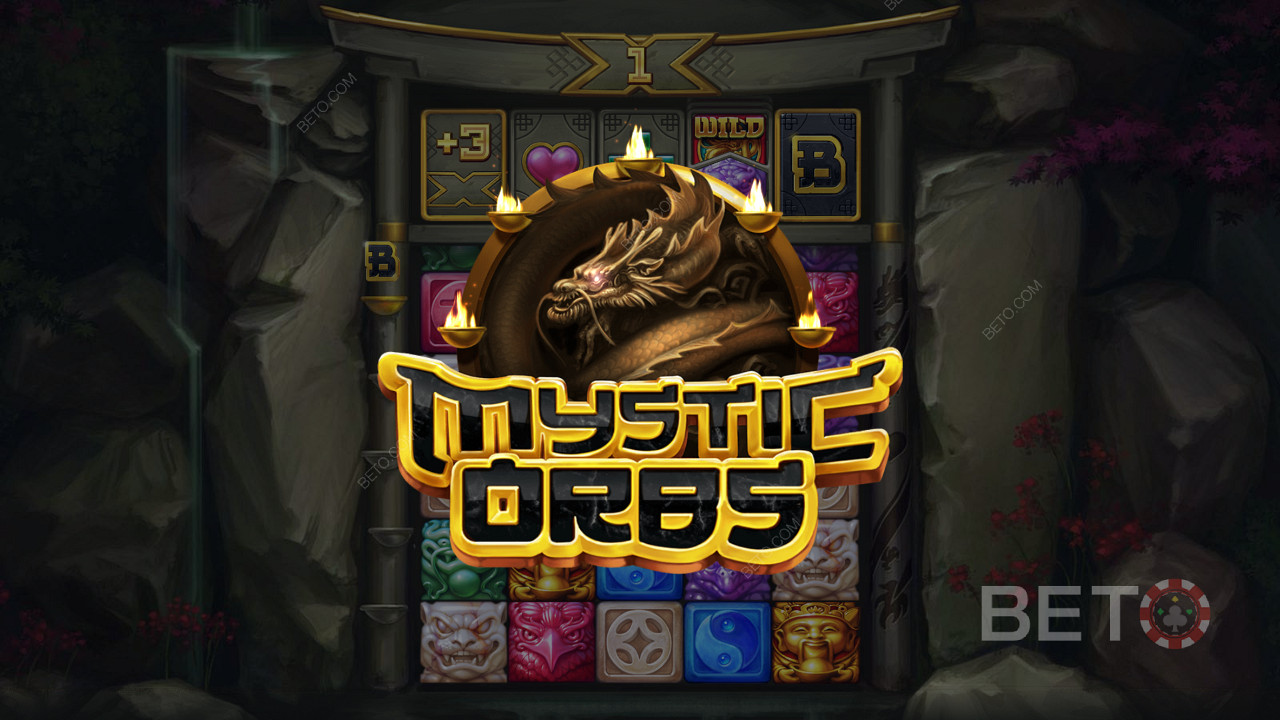 Persiapkan takdir Anda melawan Naga penjaga keberuntungan di slot Mystic Orbs