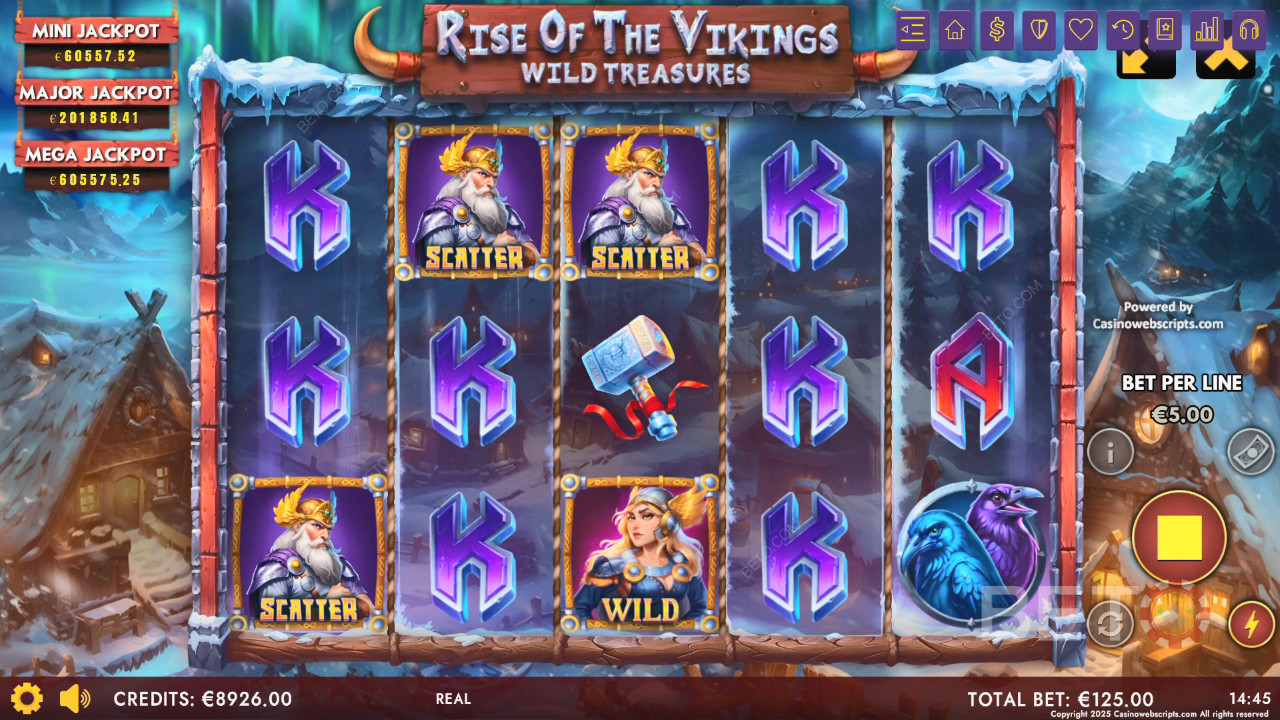 Rise of The Vikings - Ulasan Harta Karun Liar oleh BETO Slots