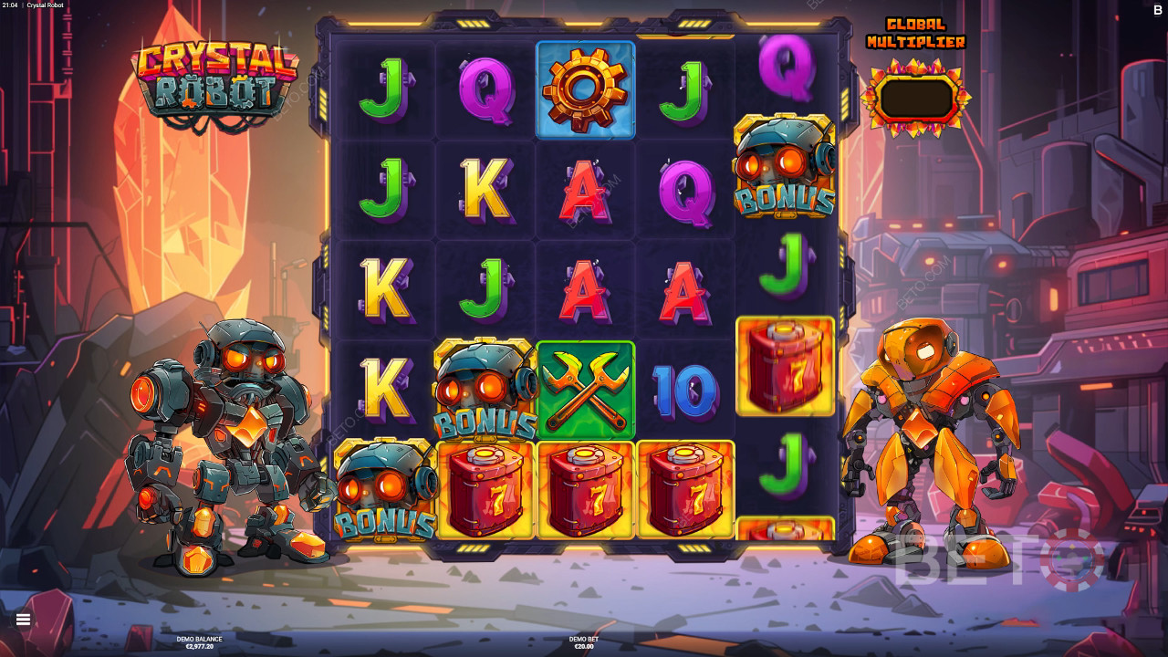 Ulasan Robot Kristal oleh BETO Slots