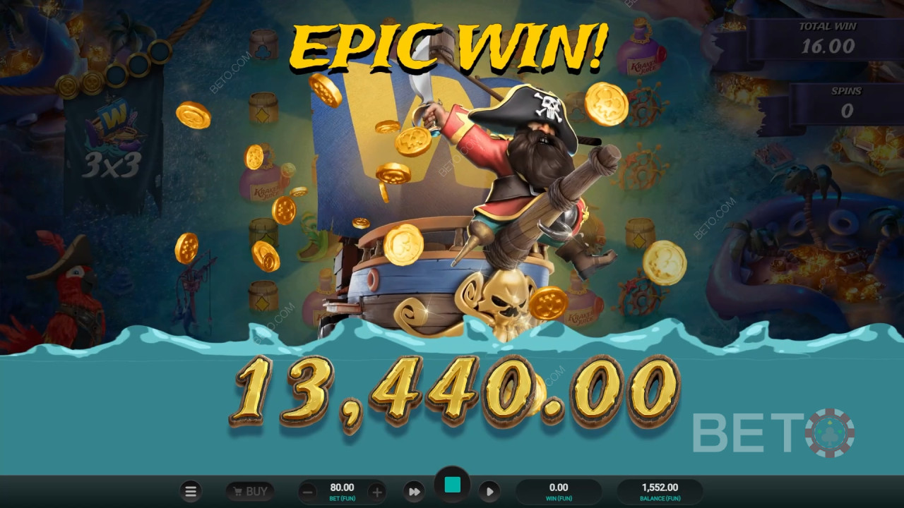 Menangkan 10,000x taruhan Anda di Slot Video Kraken