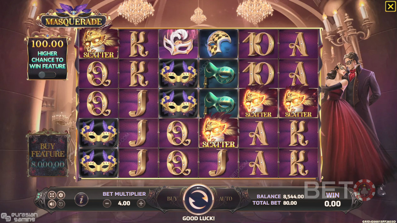 Ulasan Masquerade oleh BETO Slots