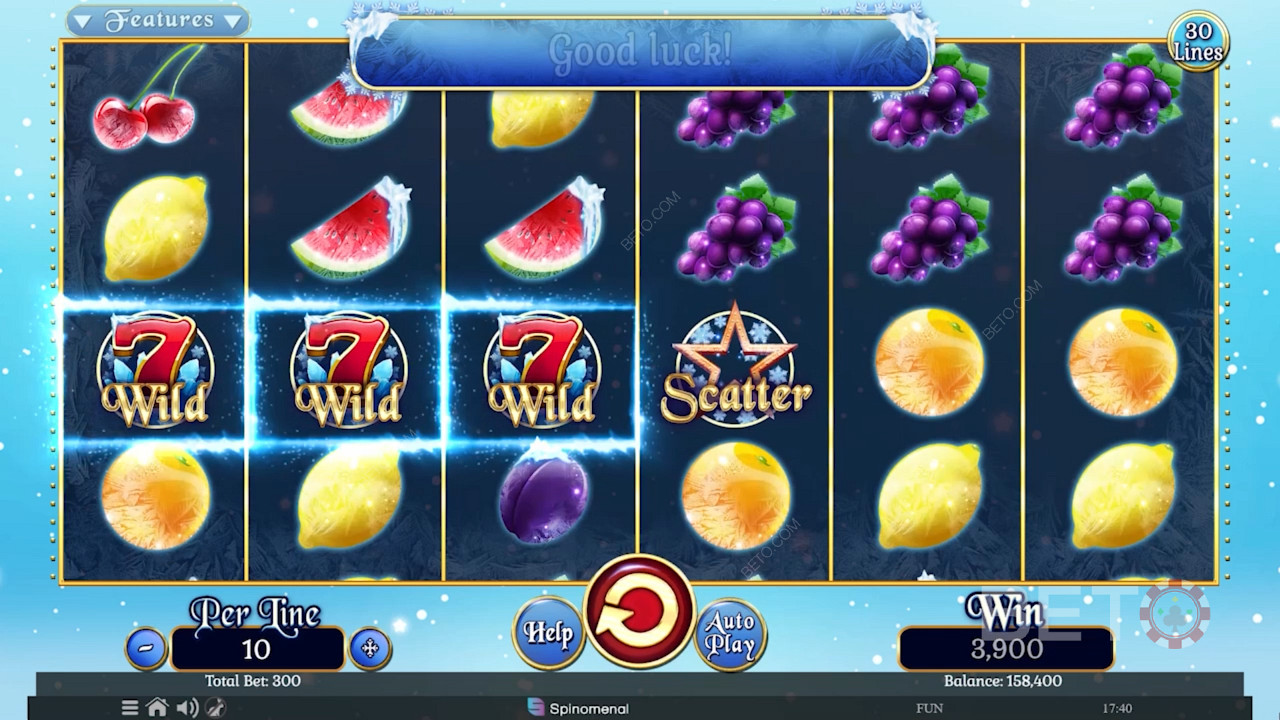 Fruits On Ice Collection 30 Lines Main Gratis