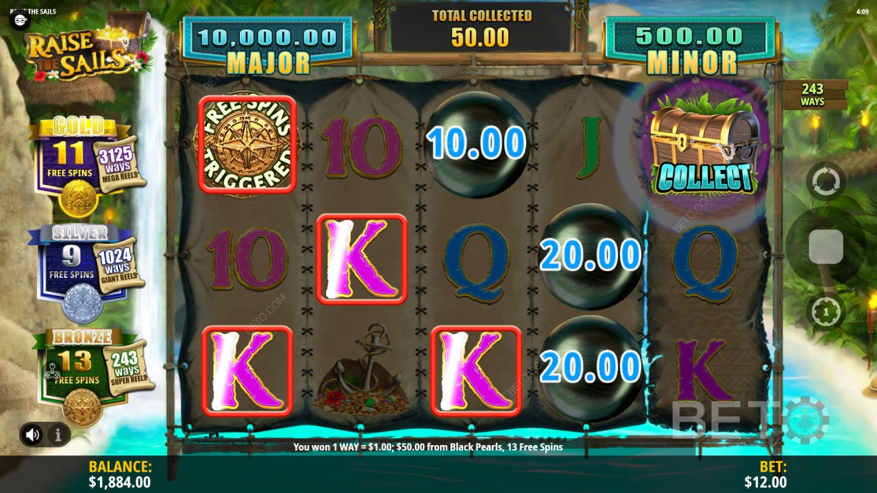 Raise the Sails Review oleh BETO Slots