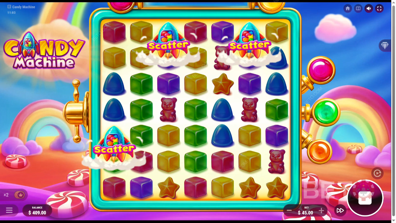 Ulasan Mesin Permen oleh BETO Slots