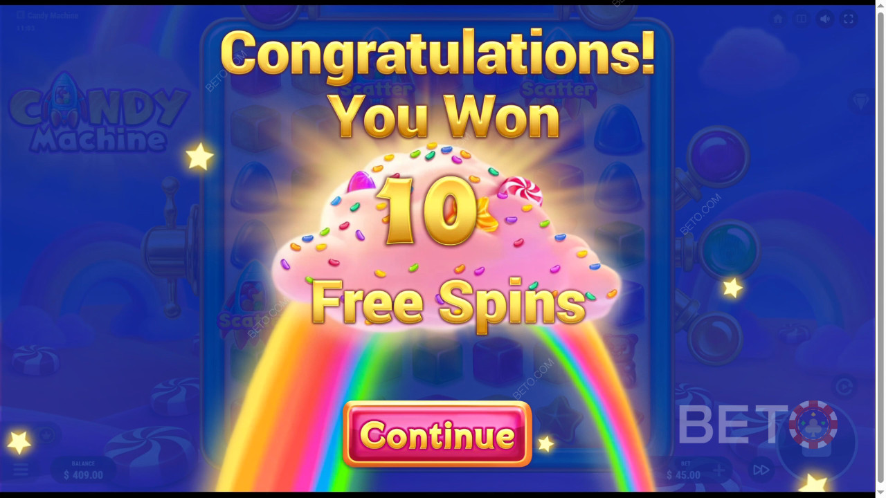 Menangkan 15,000x taruhan Anda di Slot Online Candy Machine!