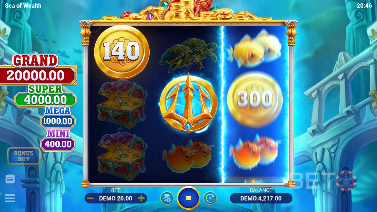 Ulasan Sea of Wealth oleh BETO Slots