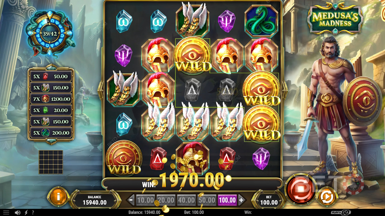 Ulasan Kegilaan Medusa oleh BETO Slots