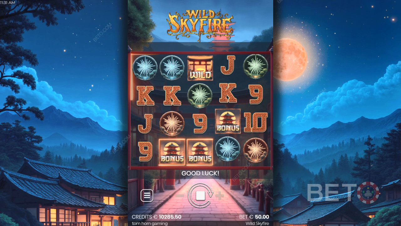 Ulasan Wild Skyfire oleh BETO Slots