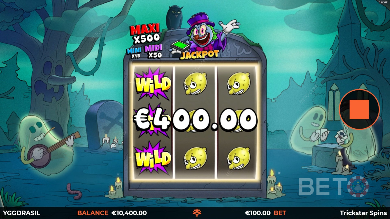 Ulasan Trickstar Spins oleh BETO Slots
