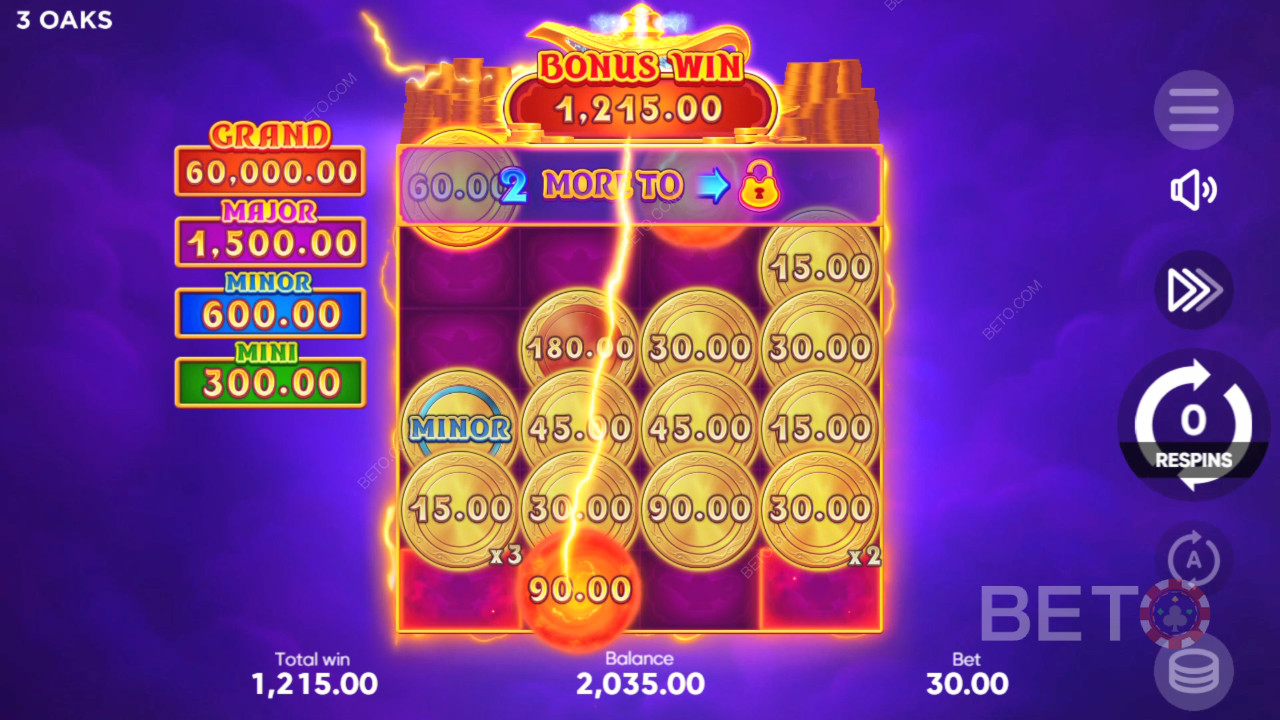 Fitur Bonus Dijelaskan dalam Lampu Koin oleh 3 Oaks Gaming