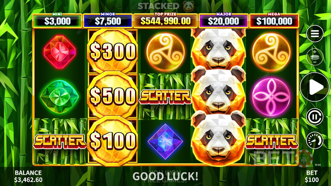Panda Hold & Spin Main Gratis