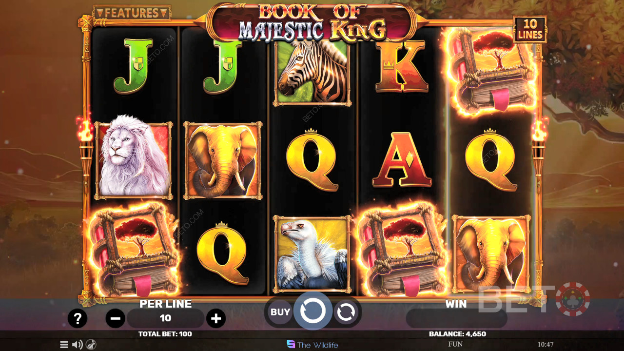 Book of Majestic King Main Gratis