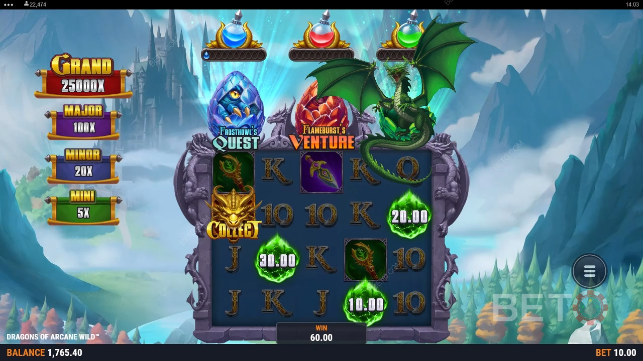 Ulasan Dragons of Arcane Wild oleh BETO Slots