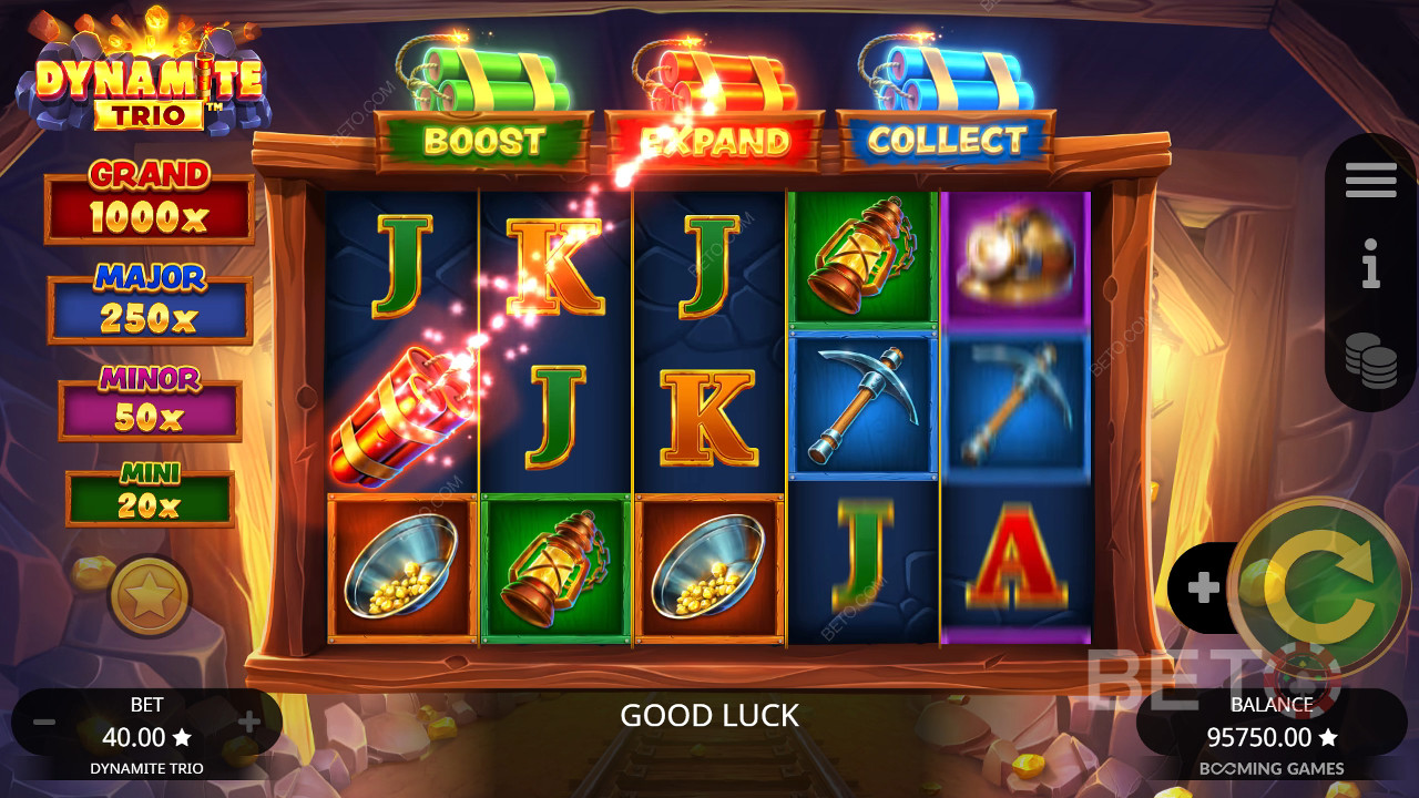 Ulasan Dynamite Trio oleh BETO Slots
