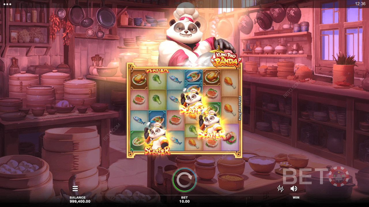 Ulasan Kung Pao Panda oleh BETO Slots