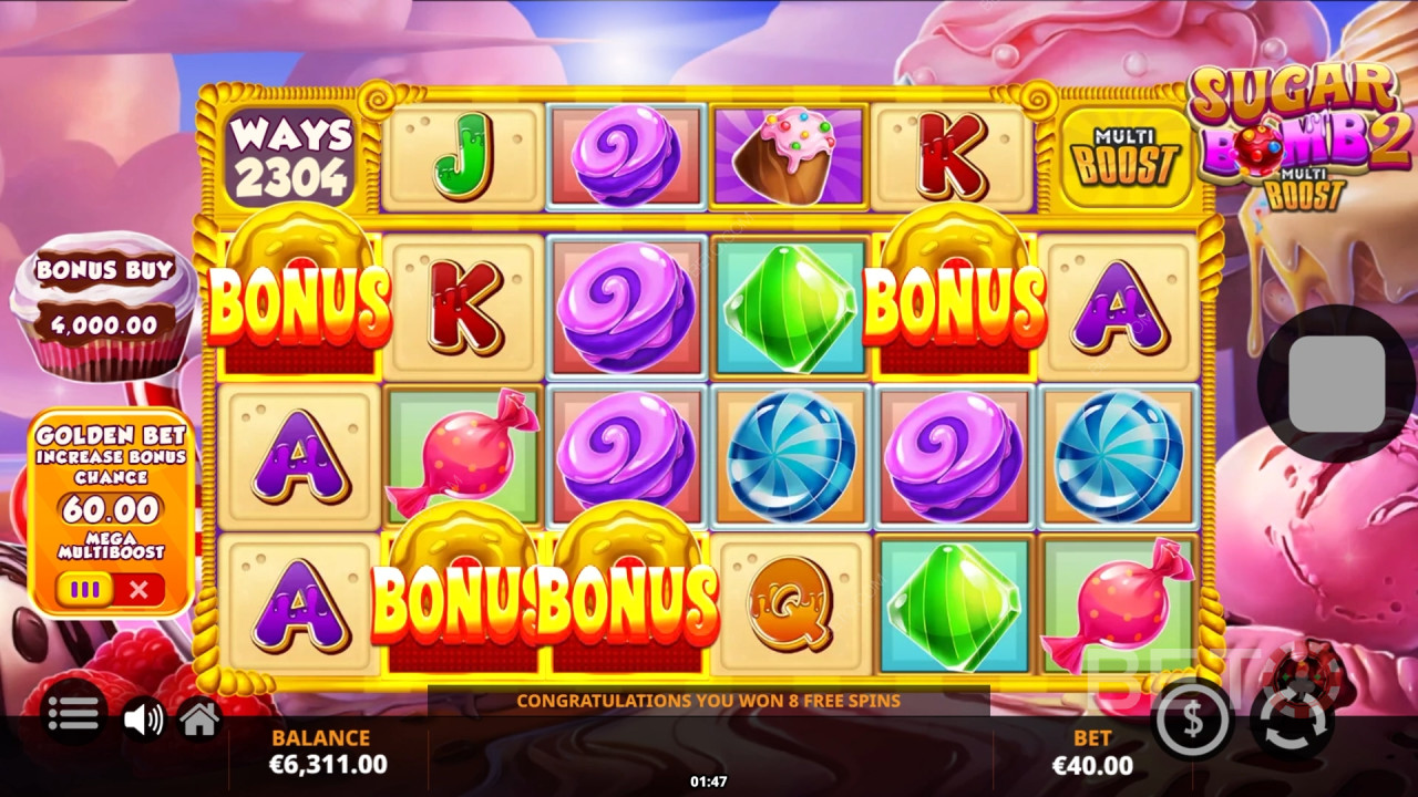 Ulasan Sugar Bomb 2 MultiBoost oleh BETO Slots