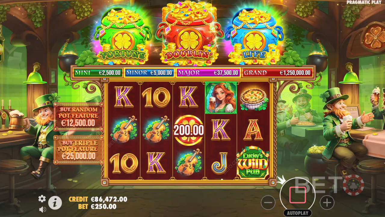 Lucky’s Wild Pub Main Gratis