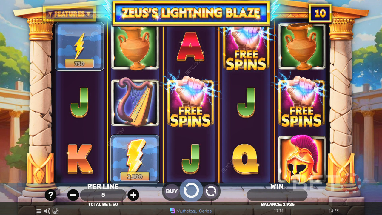 Ulasan Kilat Petir Zeus oleh BETO Slots
