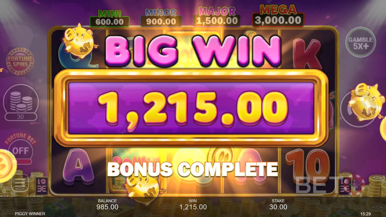 Menangkan 8,333x taruhan Anda di Slot Piggy Winner!
