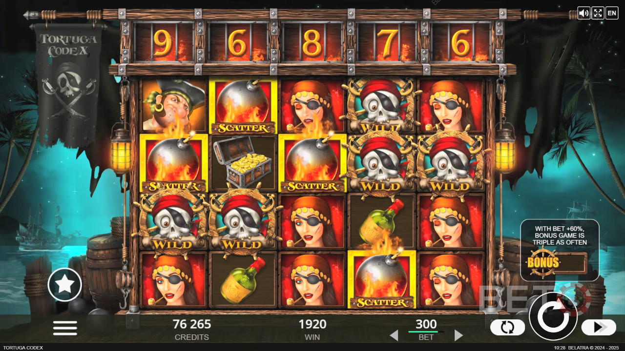 Ulasan Tortuga Codex oleh BETO Slots