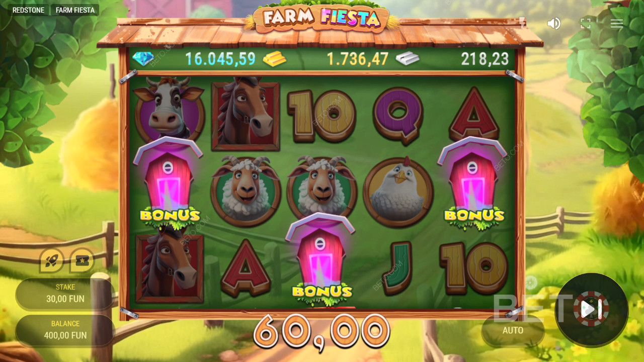 Ulasan Farm Fiesta oleh BETO Slots