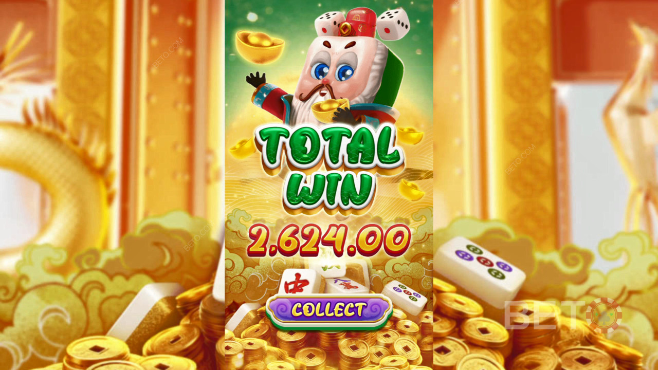 Menangkan 8,000x taruhan Anda di Slot Mahjong Riches!