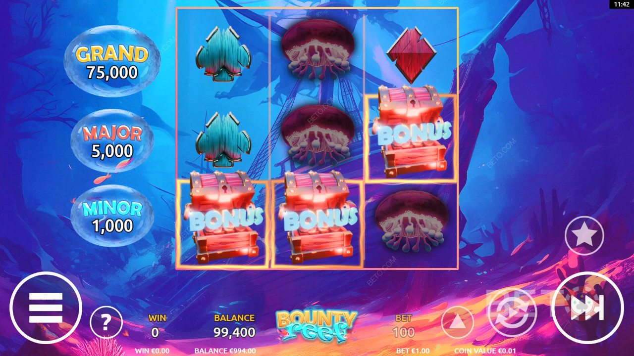 Ulasan Bounty Reef oleh BETO Slots