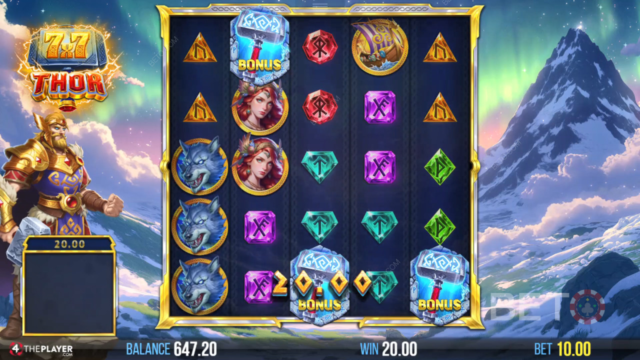 Ulasan 7×7 Thor oleh BETO Slots
