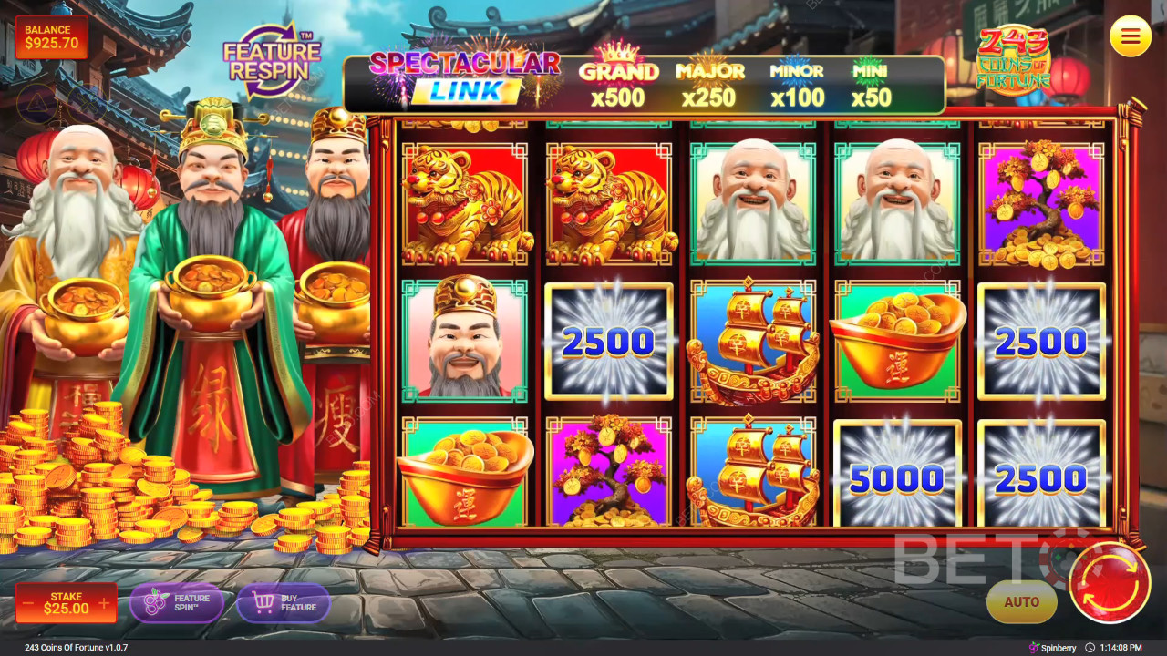 243 Coins of Fortune Main Gratis