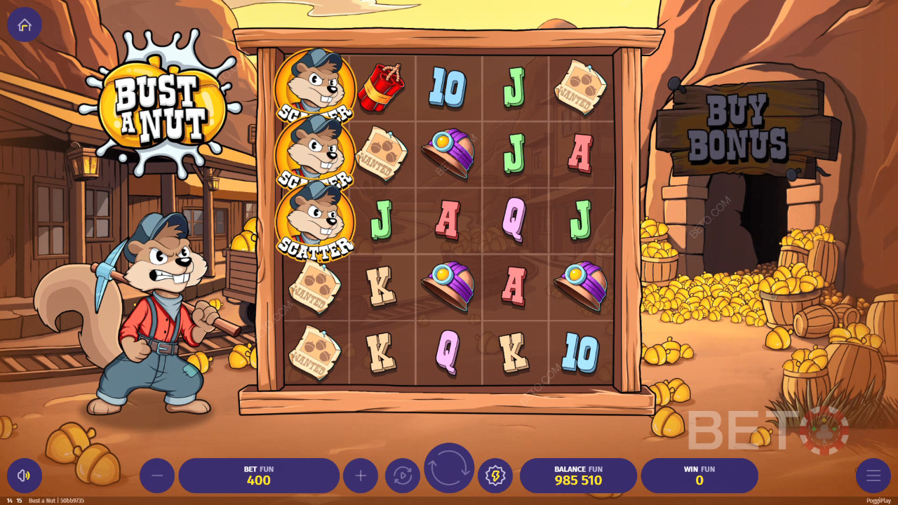 Ulasan Bust a Nut oleh BETO Slots