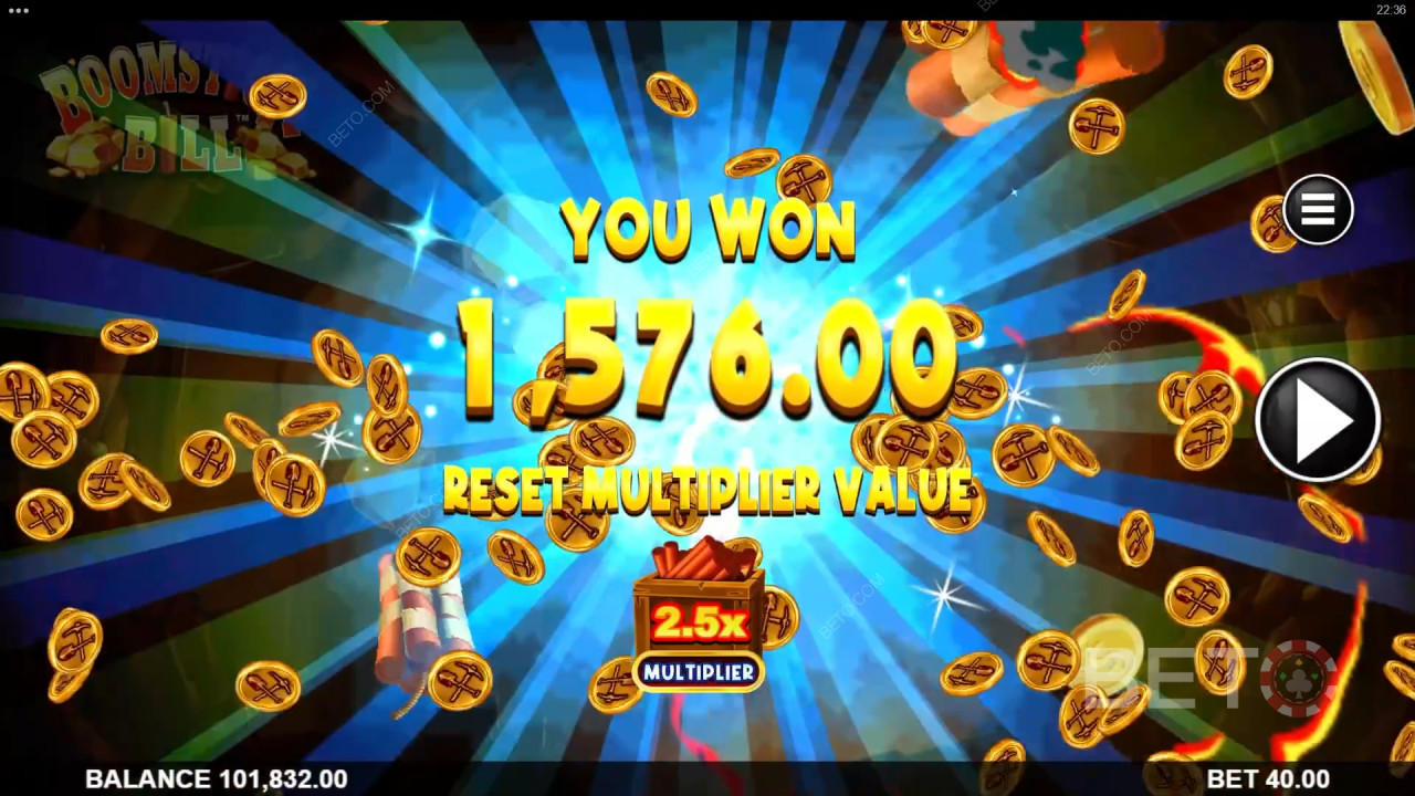 Menangkan 5,000x taruhan Anda di Slot Boomstick Bill!