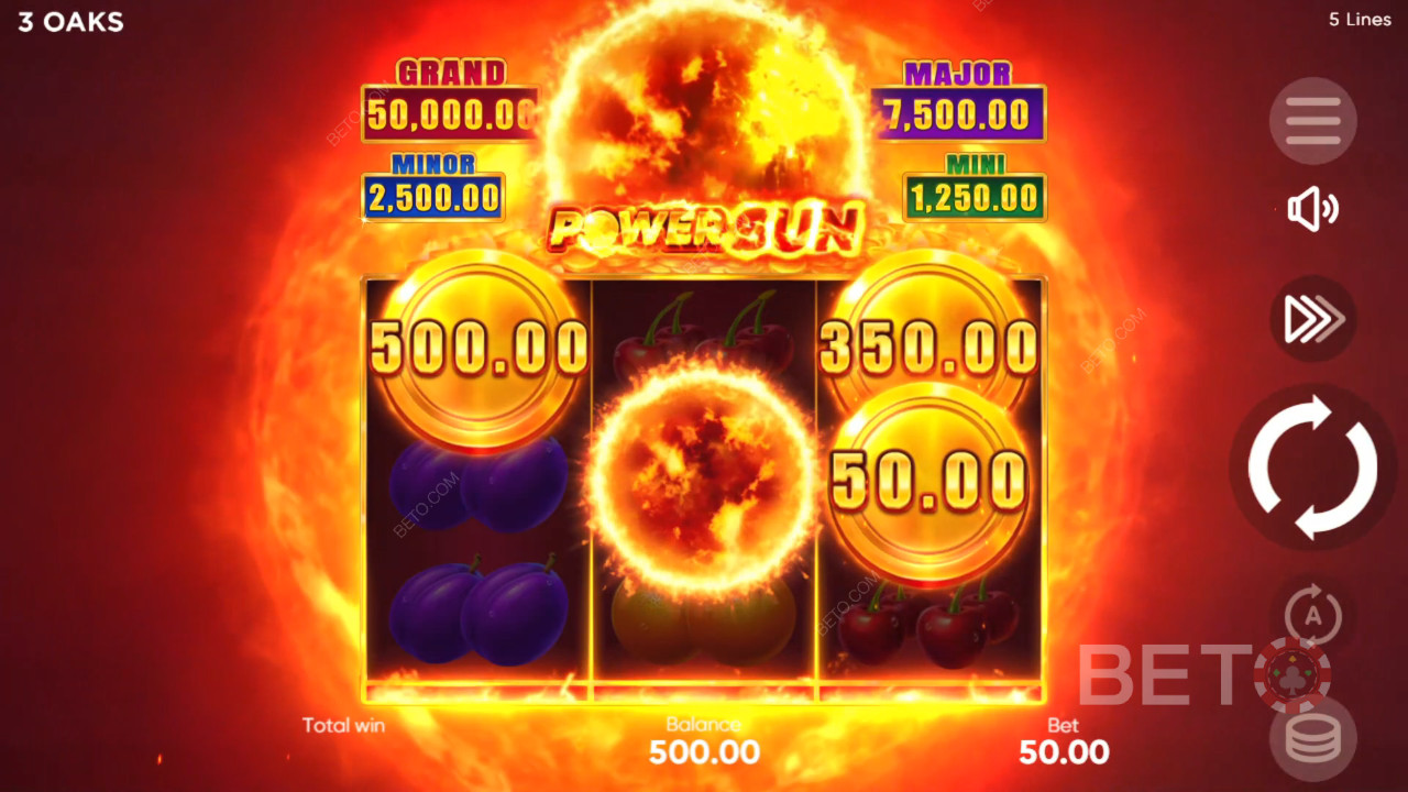Ulasan Power Sun oleh BETO Slots