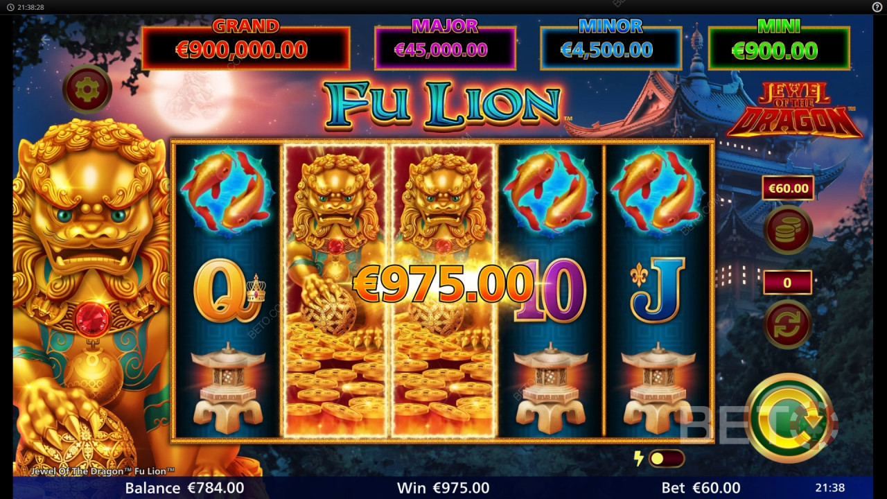 Ulasan Permata Singa Naga Fu oleh BETO Slots