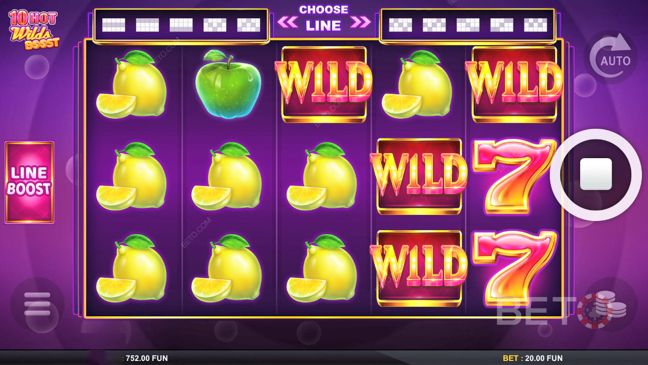 10 Ulasan Hot Wilds Boost oleh BETO Slots