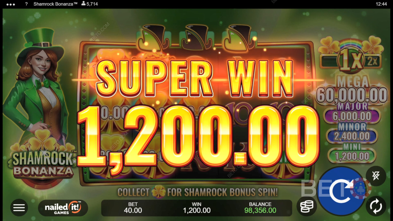 Fitur Bonus Dijelaskan di Shamrock Bonanza oleh Nailed It! Permainan