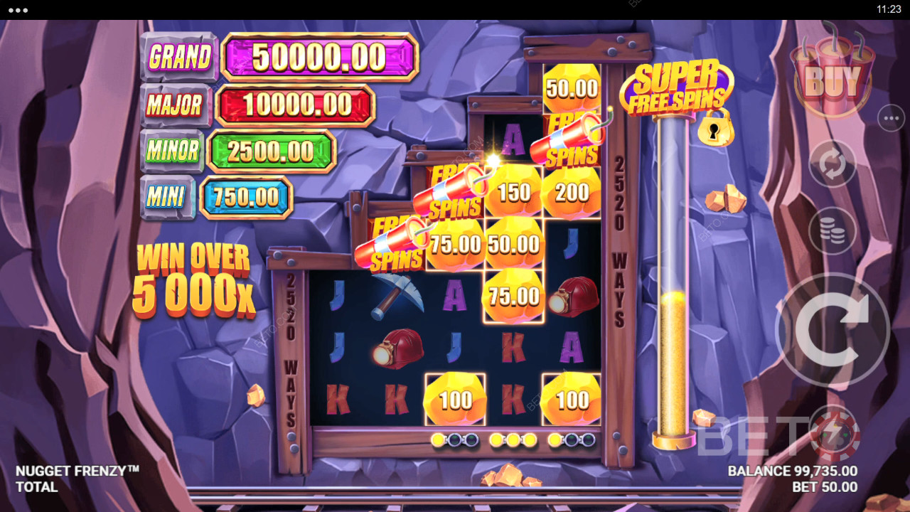 Ulasan Nugget Frenzy oleh BETO Slots