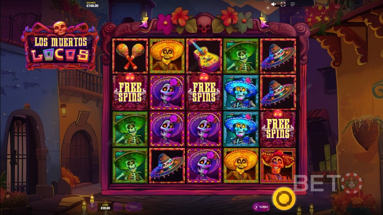 Ulasan Los Muertos Locos oleh BETO Slots