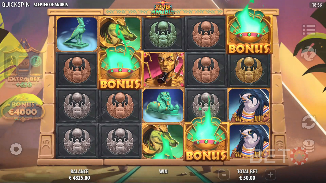 Ulasan Tongkat Anubis oleh BETO Slots