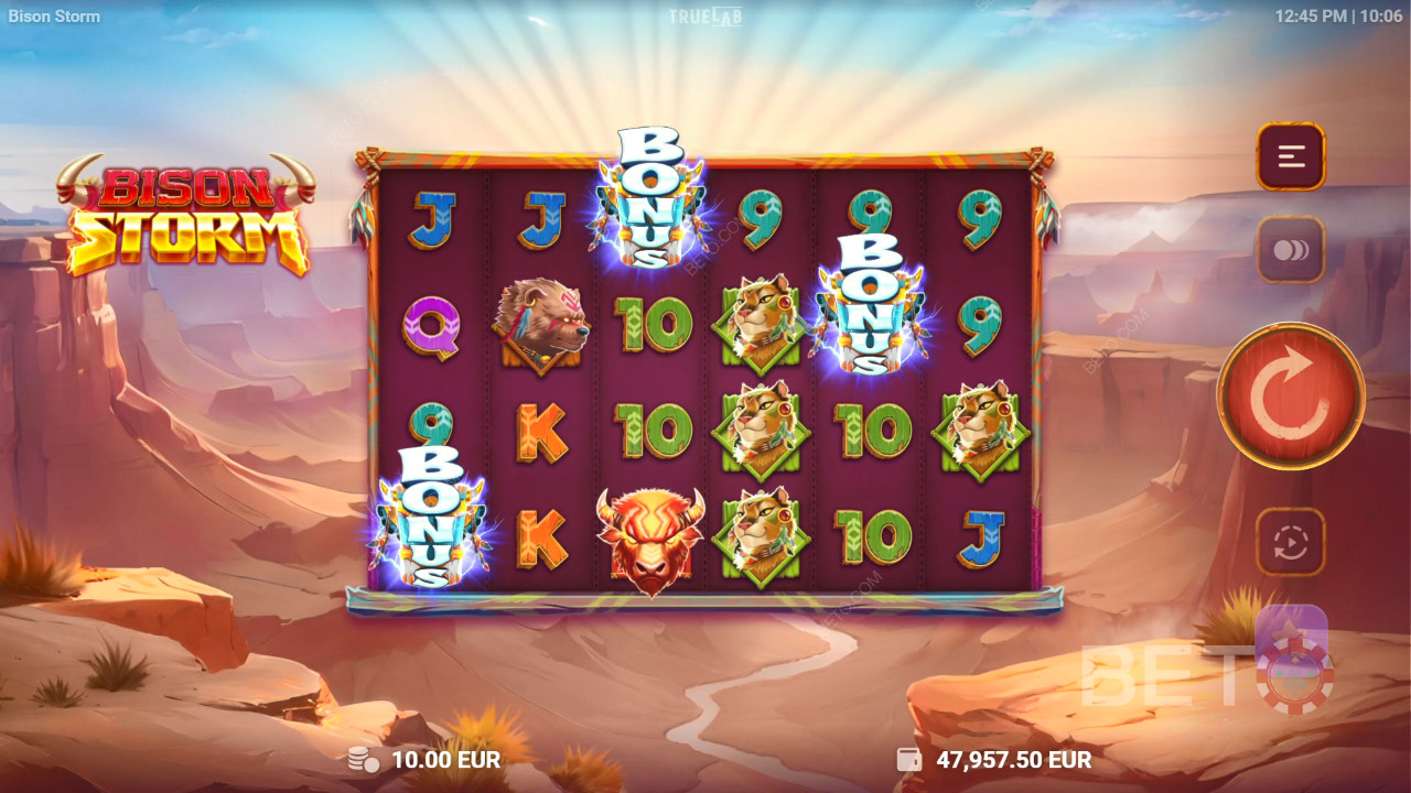 Ulasan Badai Bison oleh BETO Slots
