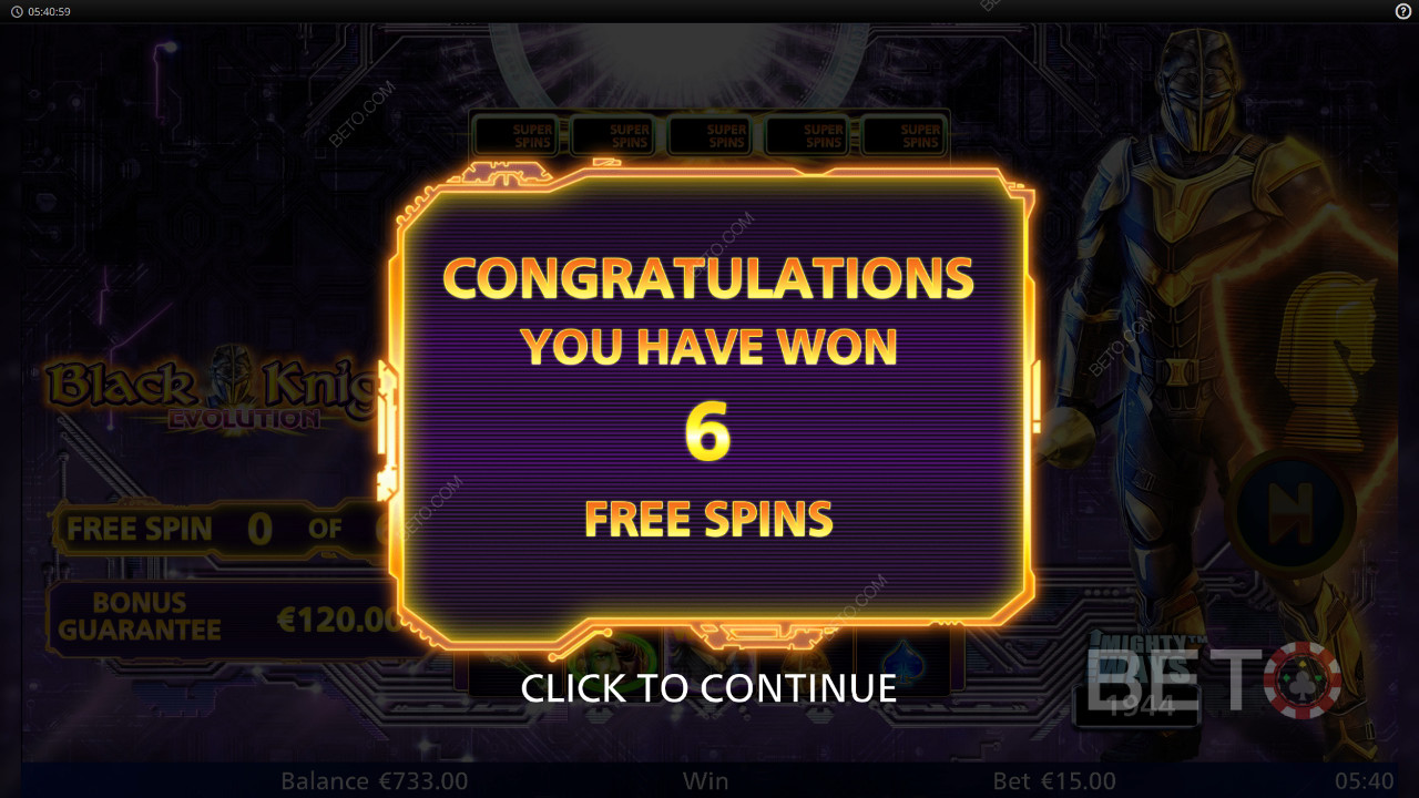Menangkan 10,000x taruhan Anda di Slot Black Knight Evolution!