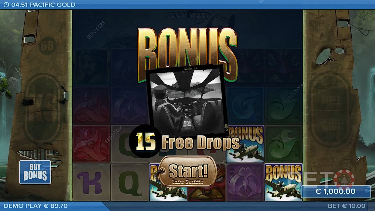 Daratkan3 atau lebih simbol Bonus untuk memicu Spin Gratis