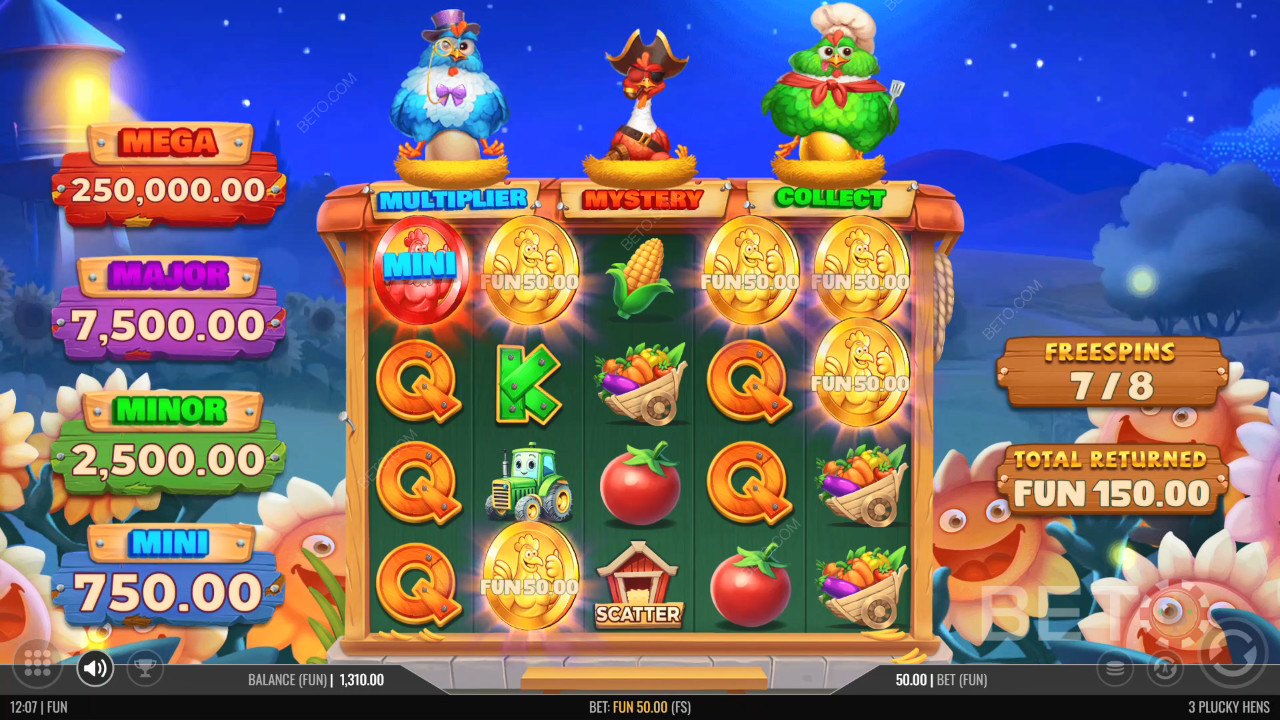 3 Plucky Hens Main Gratis
