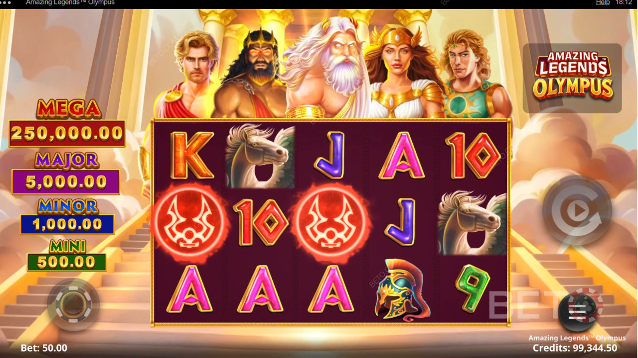 Amazing Legends Olympus Main Gratis
