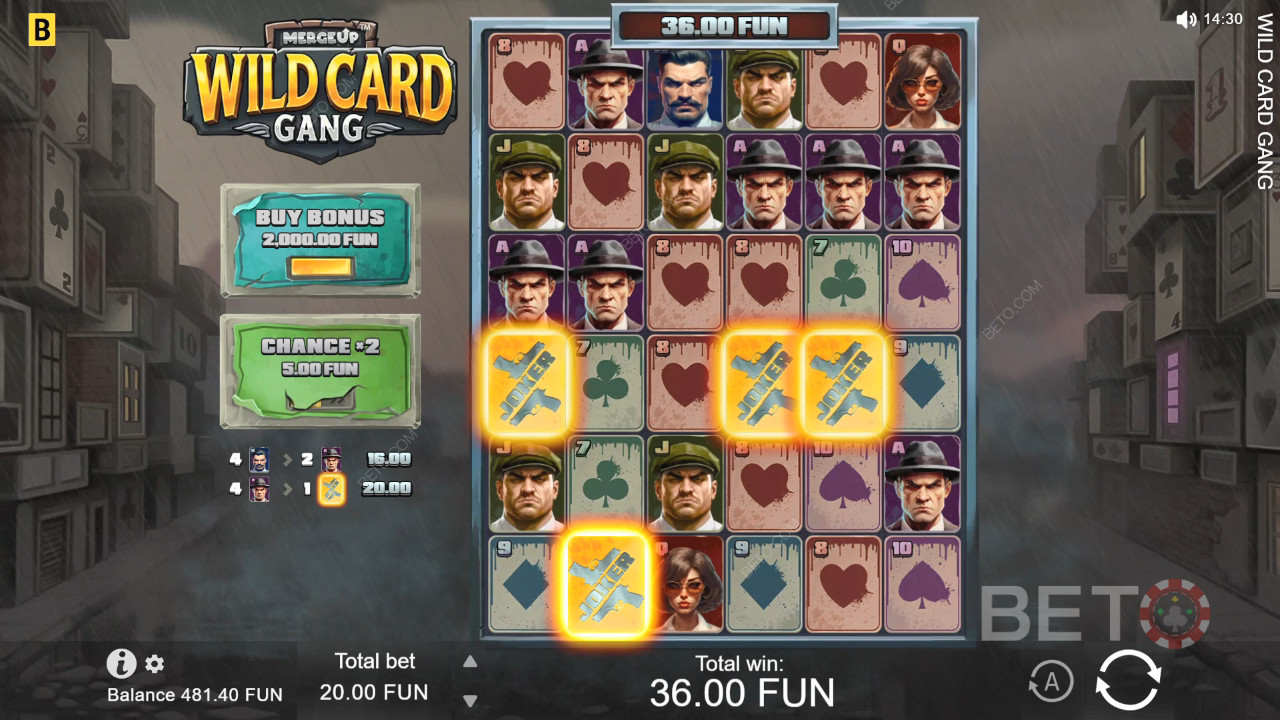Ulasan Geng Kartu Liar oleh BETO Slots